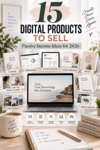 Read more about the article 15 Digital Products to Sell for Passive Income in 2026