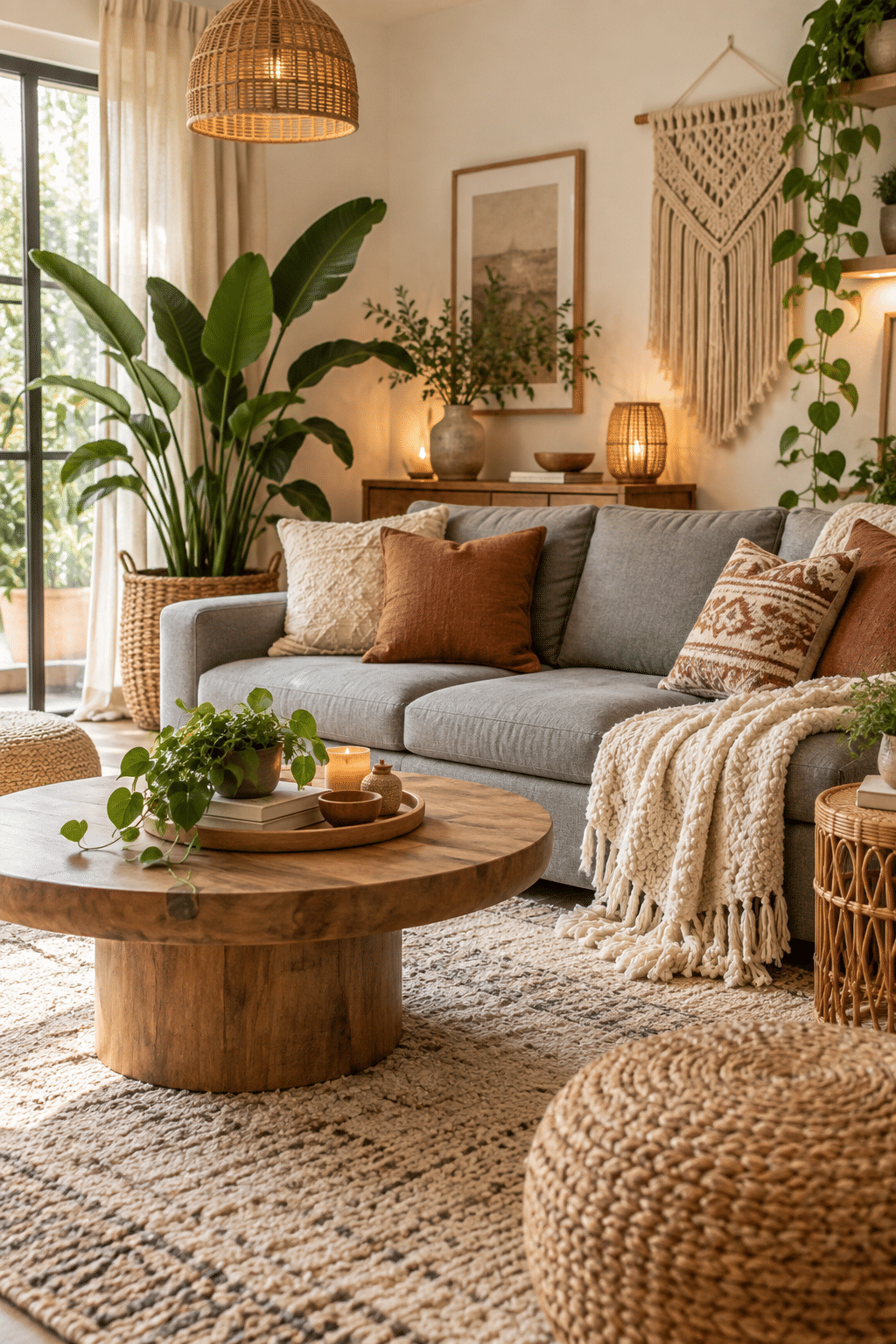 Read more about the article 20 Cozy Grey Couch Boho Living Room Ideas