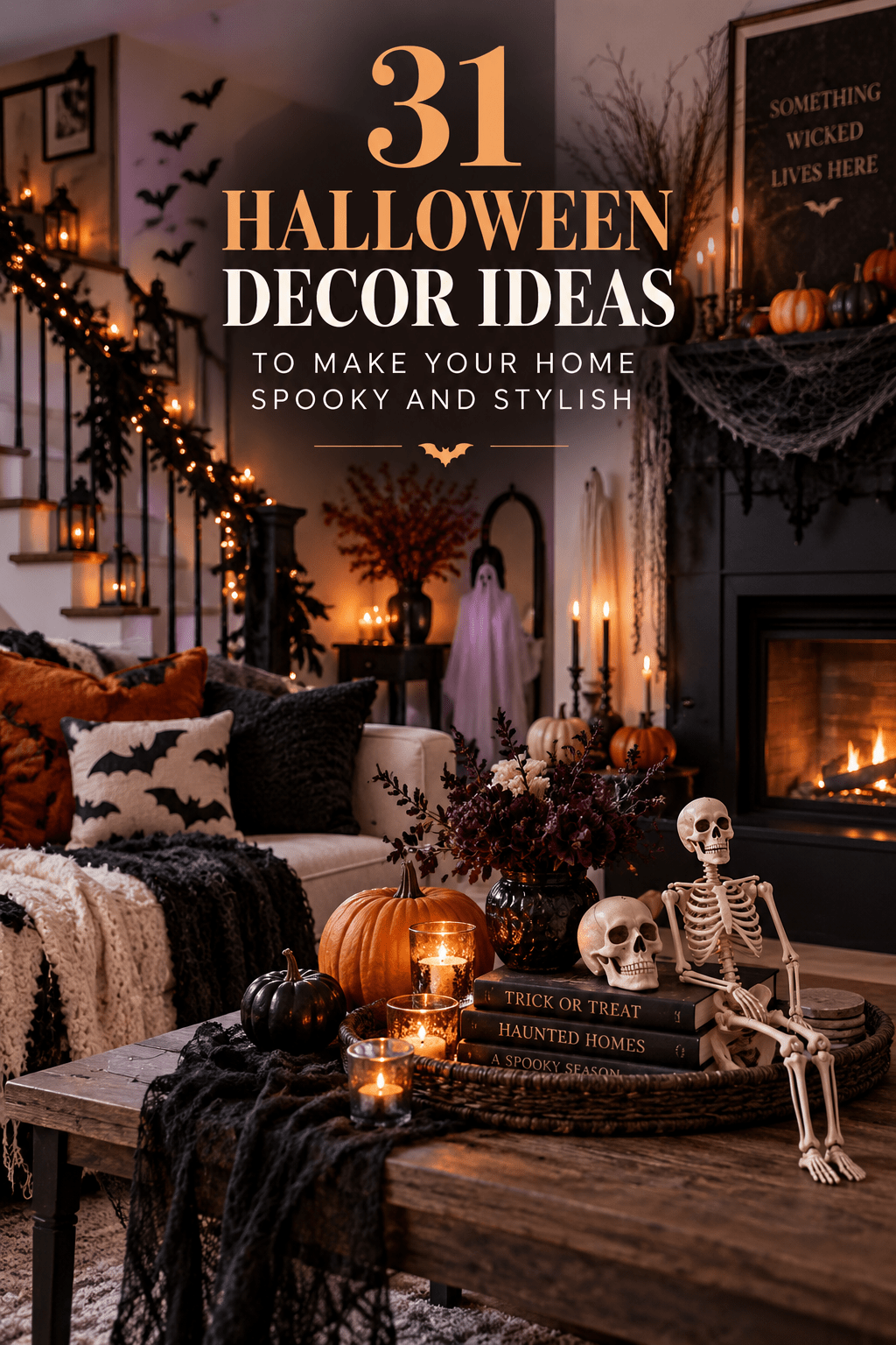 Read more about the article 31 Halloween Decor Ideas for a Spooky & Stylish Home