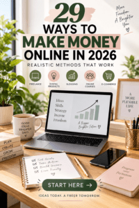 Read more about the article 29 Ways How to Make Money Online in 2026: Realistic Methods That Work