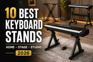 Read more about the article 10 Best Keyboard Stands for Home, Stage & Studio (2026)