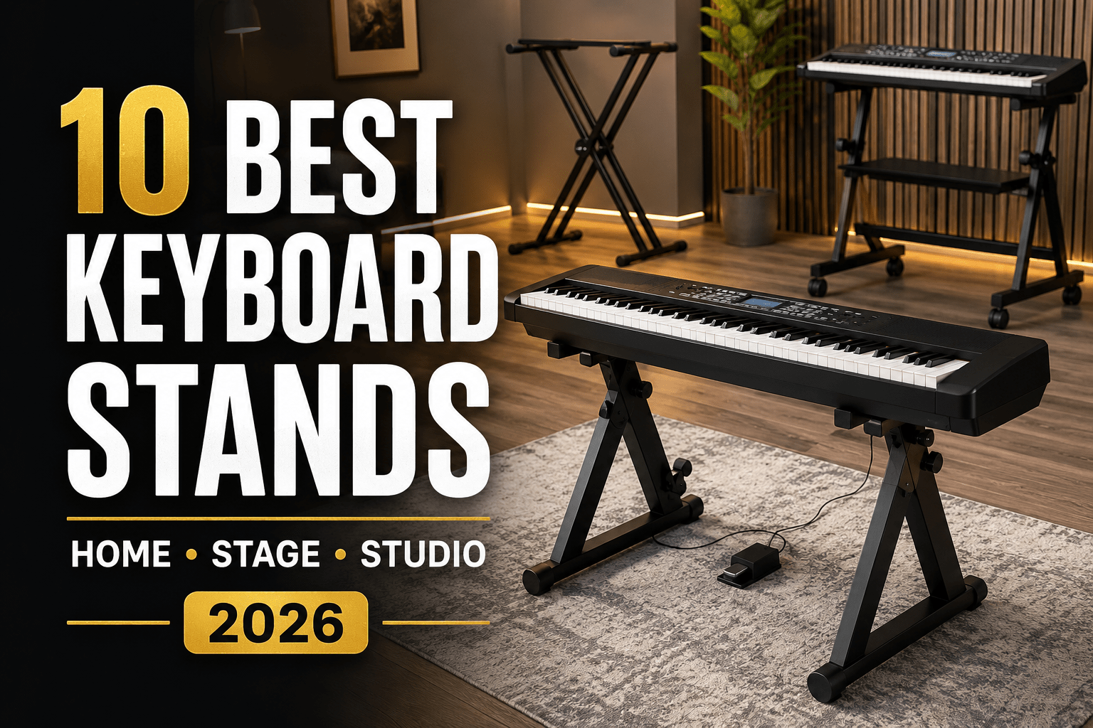 Read more about the article 10 Best Keyboard Stands for Home, Stage & Studio (2026)