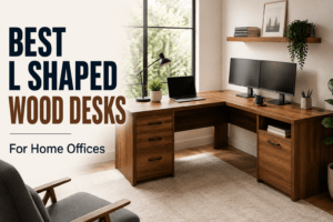 Read more about the article Best L Shaped Wood Desk Options for Home Offices