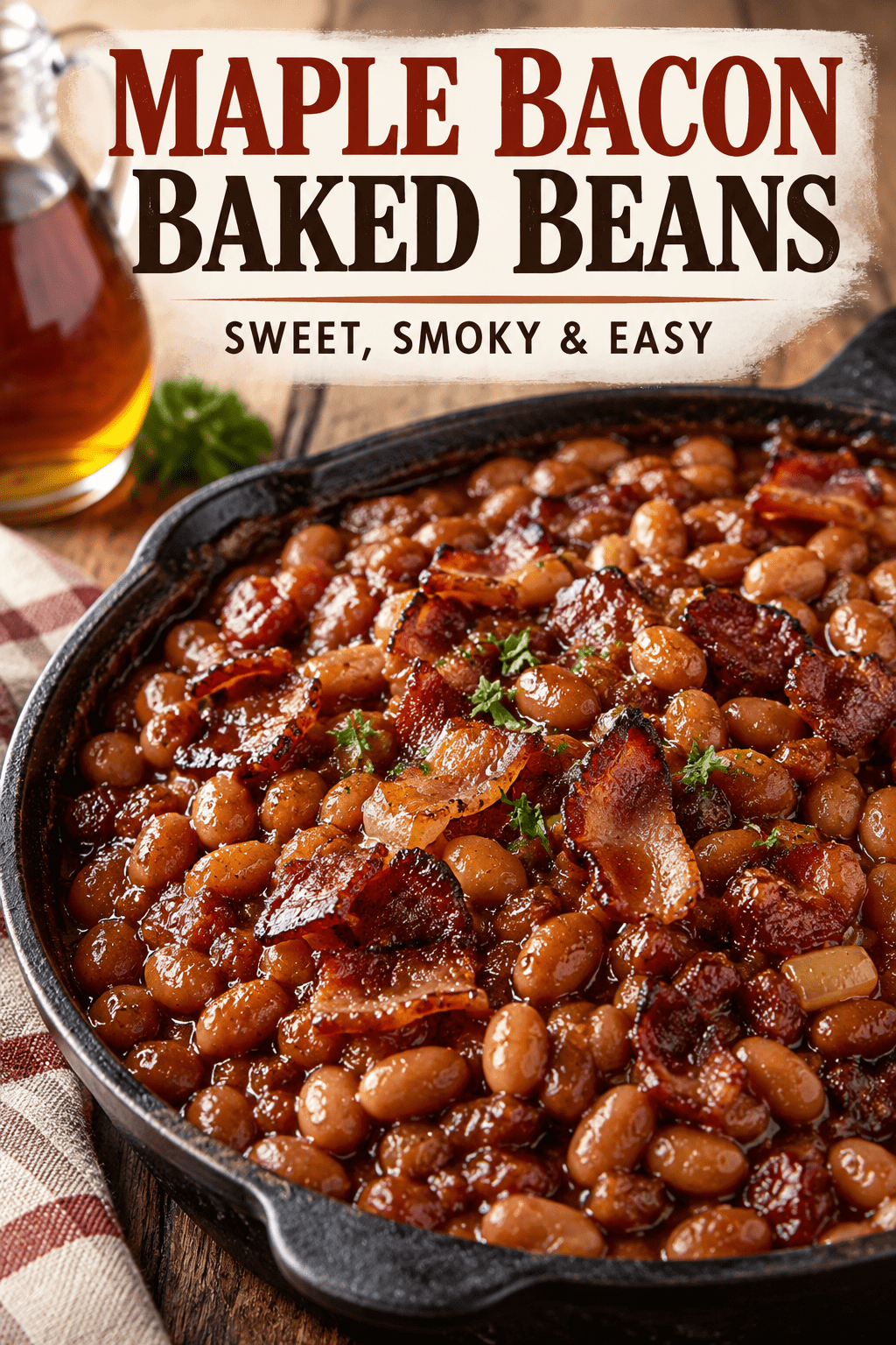 You are currently viewing Maple Bacon Baked Beans – Easy Sweet & Smoky Recipe