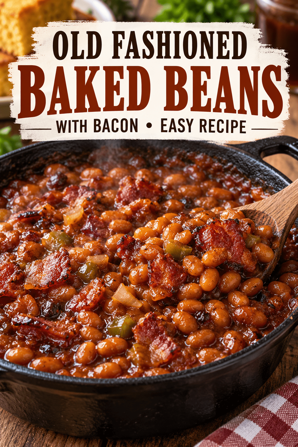 You are currently viewing Old Fashioned Baked Beans With Bacon – Easy Recipe
