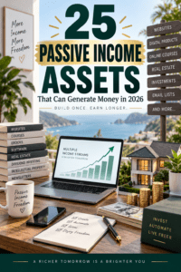 Read more about the article 25 Passive Income Assets That Can Generate Money in 2026
