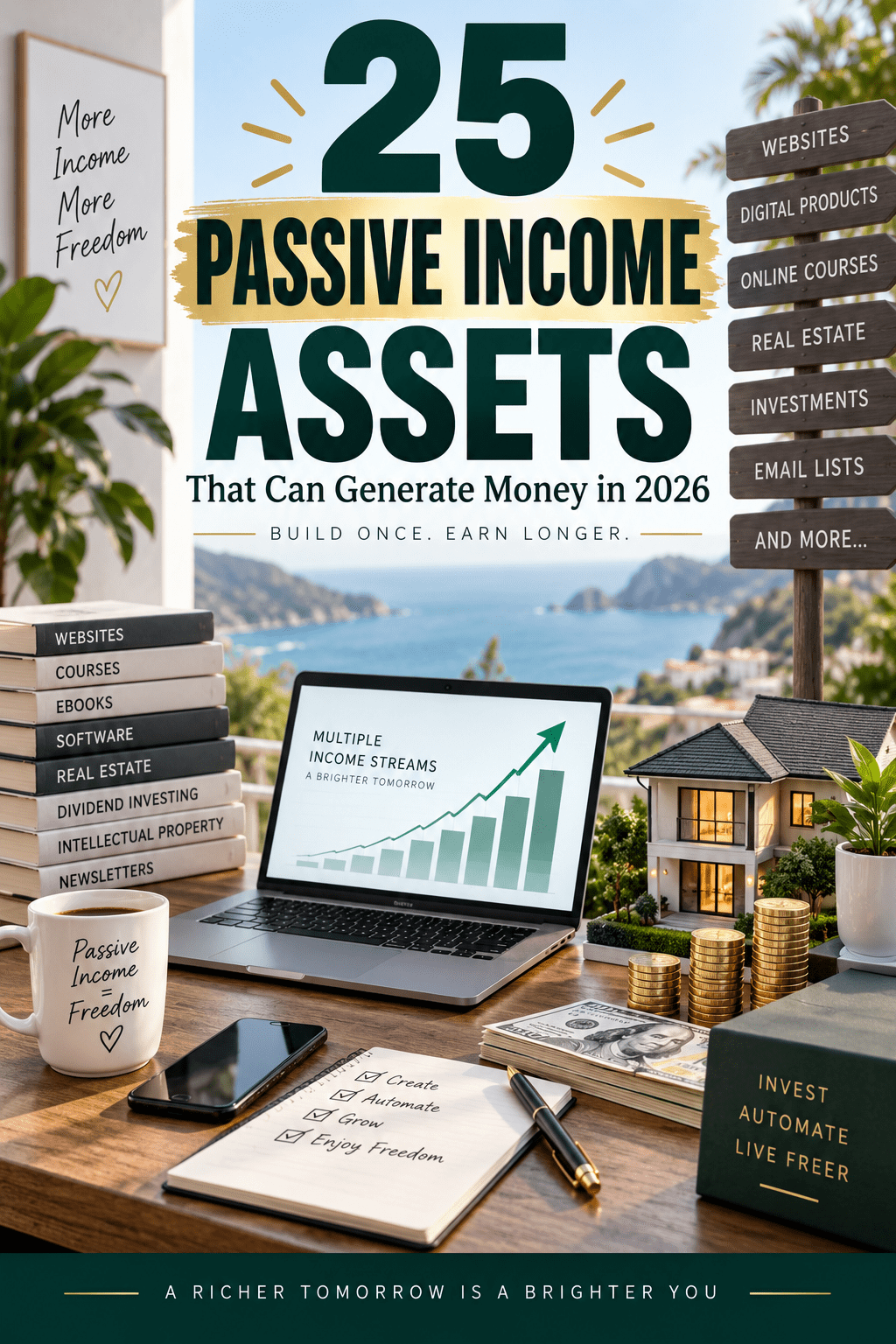 Read more about the article 25 Passive Income Assets That Can Generate Money in 2026