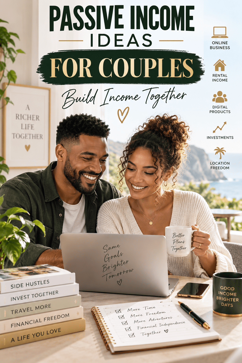 Read more about the article 17 Passive Income Ideas for Couples to Build Together