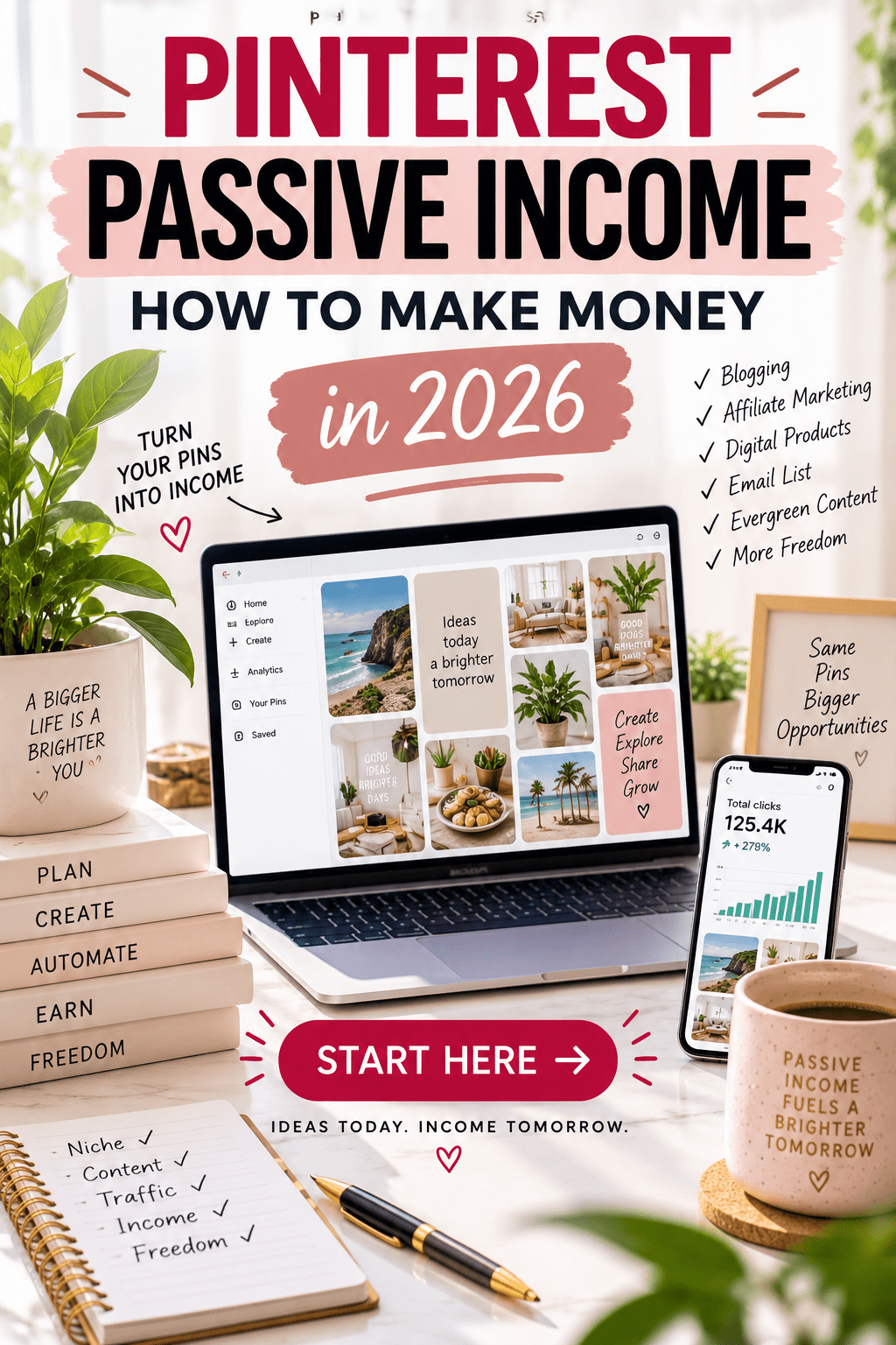 You are currently viewing Pinterest Passive Income: How to Make Money in 2026