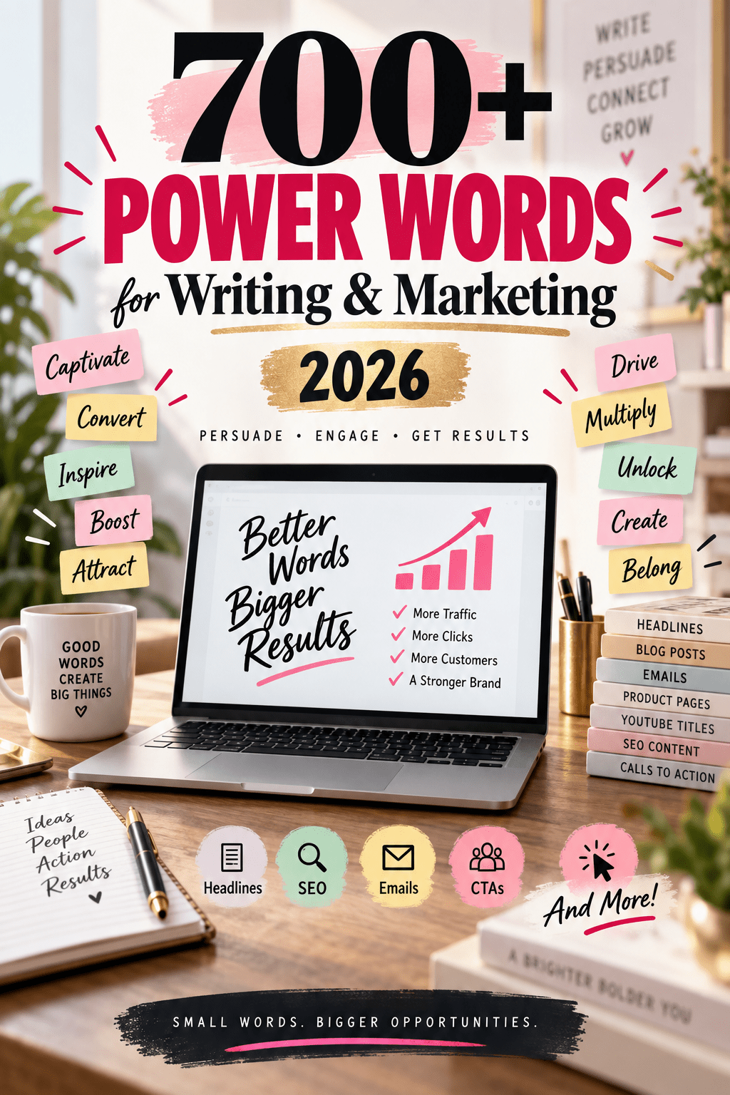 Read more about the article 700+ Power Words for Writing & Marketing (2026)