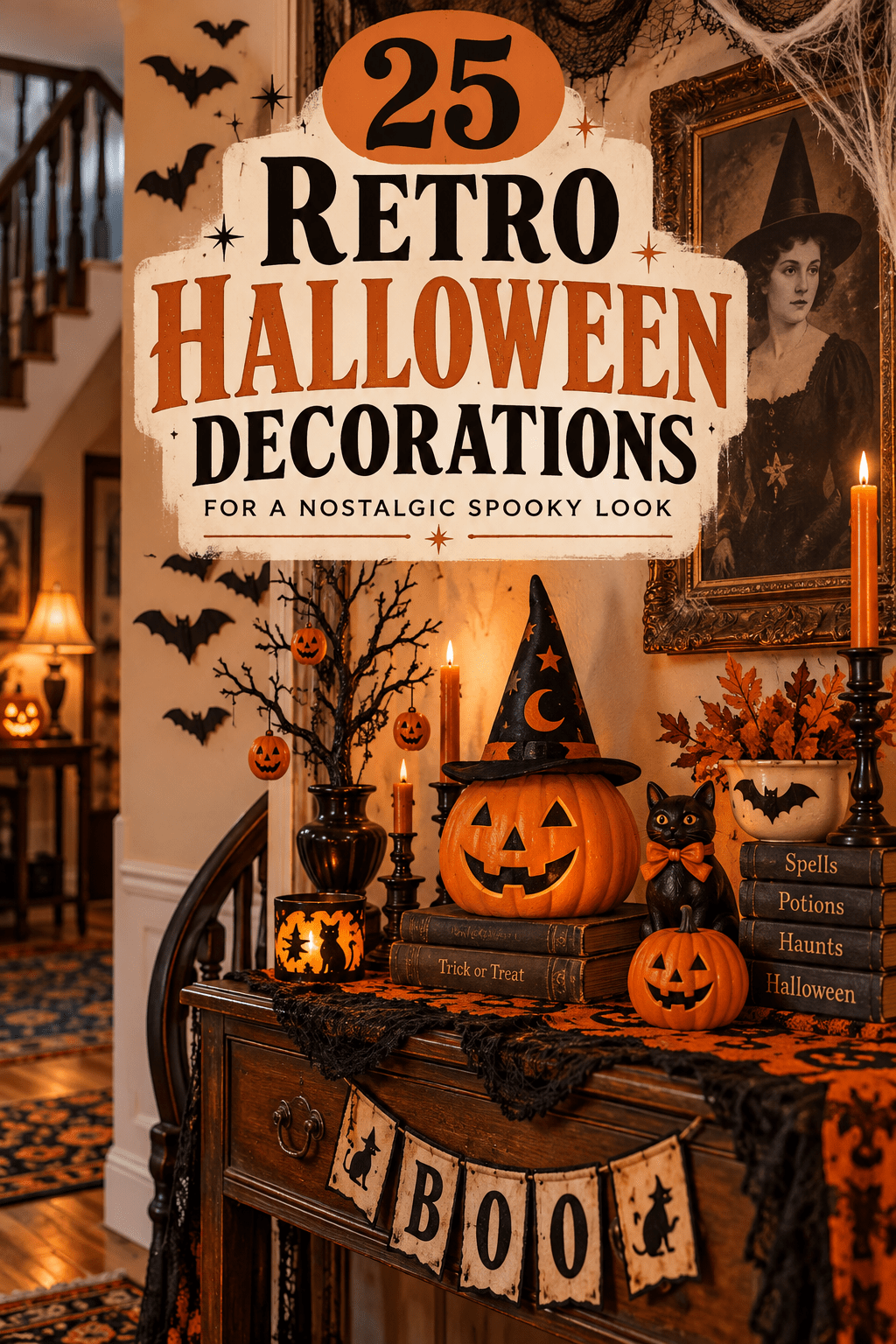 Read more about the article 25 Retro Halloween Decorations for a Nostalgic Spooky Look
