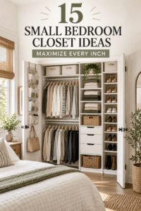 Read more about the article Small Bedroom Closet Ideas: 15 Clever Ways to Maximize Storage