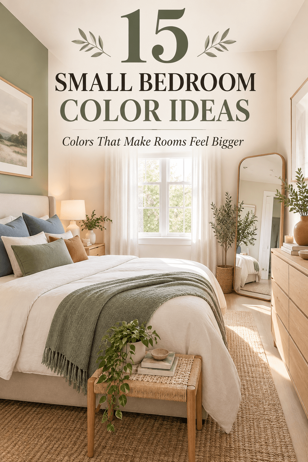 You are currently viewing Small Bedroom Color Ideas: 15 Colors That Make Rooms Feel Bigger