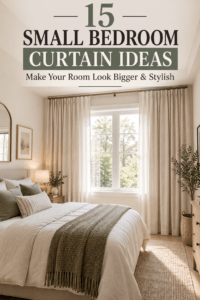 Read more about the article Small Bedroom Curtain Ideas: 15 Stylish Ways to Transform Your Room