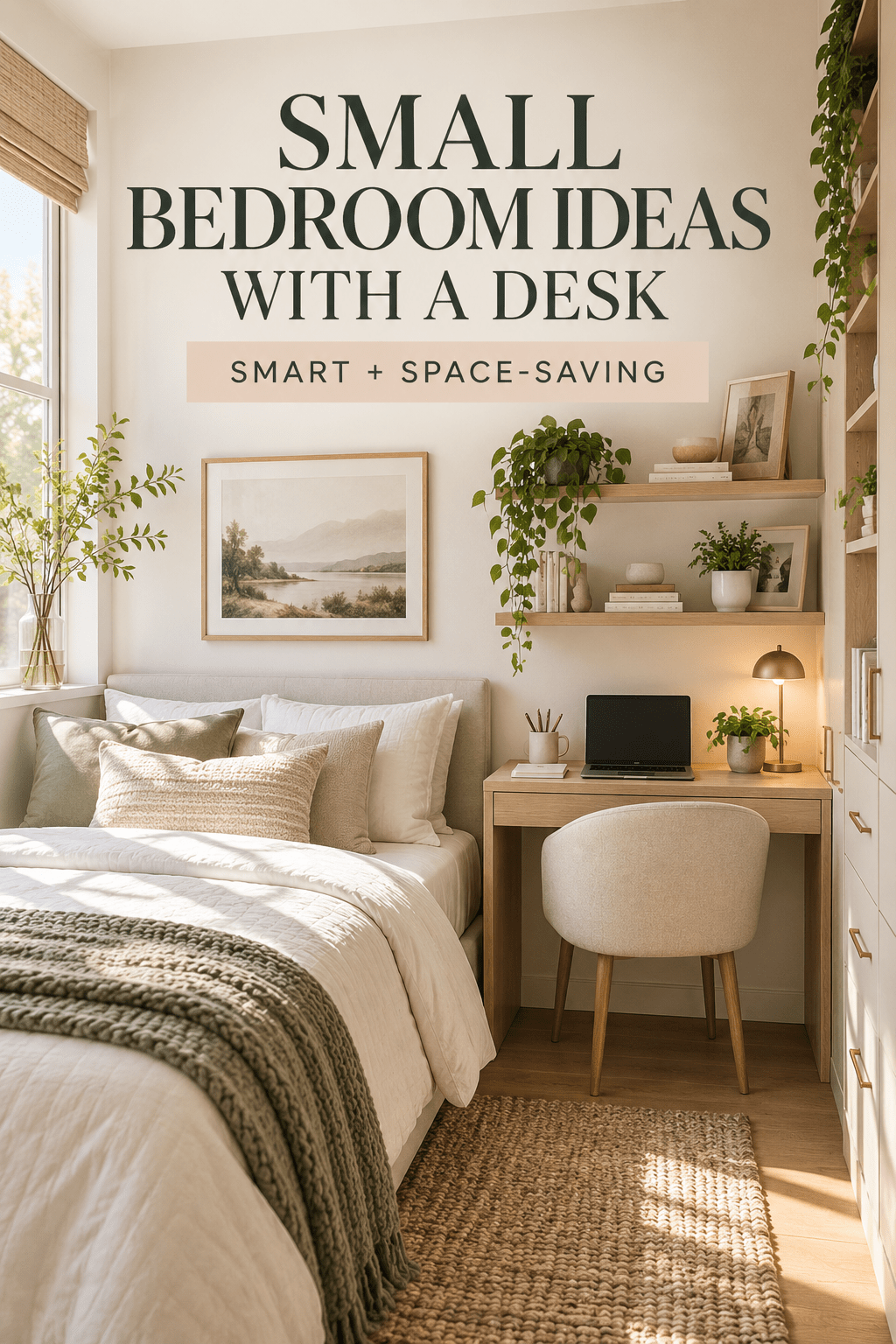 You are currently viewing Small Bedroom Ideas With a Desk: 15 Smart Workspace Solutions