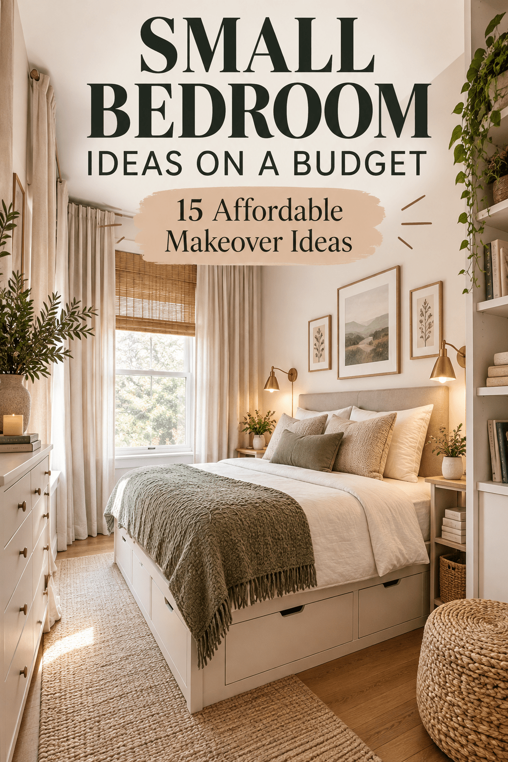 You are currently viewing Small Bedroom Ideas on a Budget: 15 Affordable Makeover Ideas
