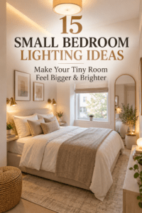 Read more about the article Small Bedroom Lighting Ideas: 15 Ways to Brighten a Tiny Room