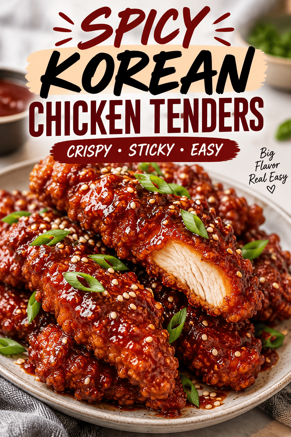 You are currently viewing Spicy Korean Chicken Tenders Recipe – Crispy & Easy