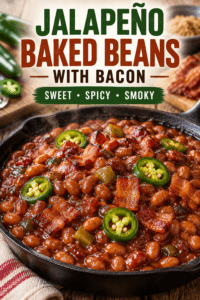 Read more about the article Jalapeño Baked Beans With Bacon – Sweet & Spicy Recipe