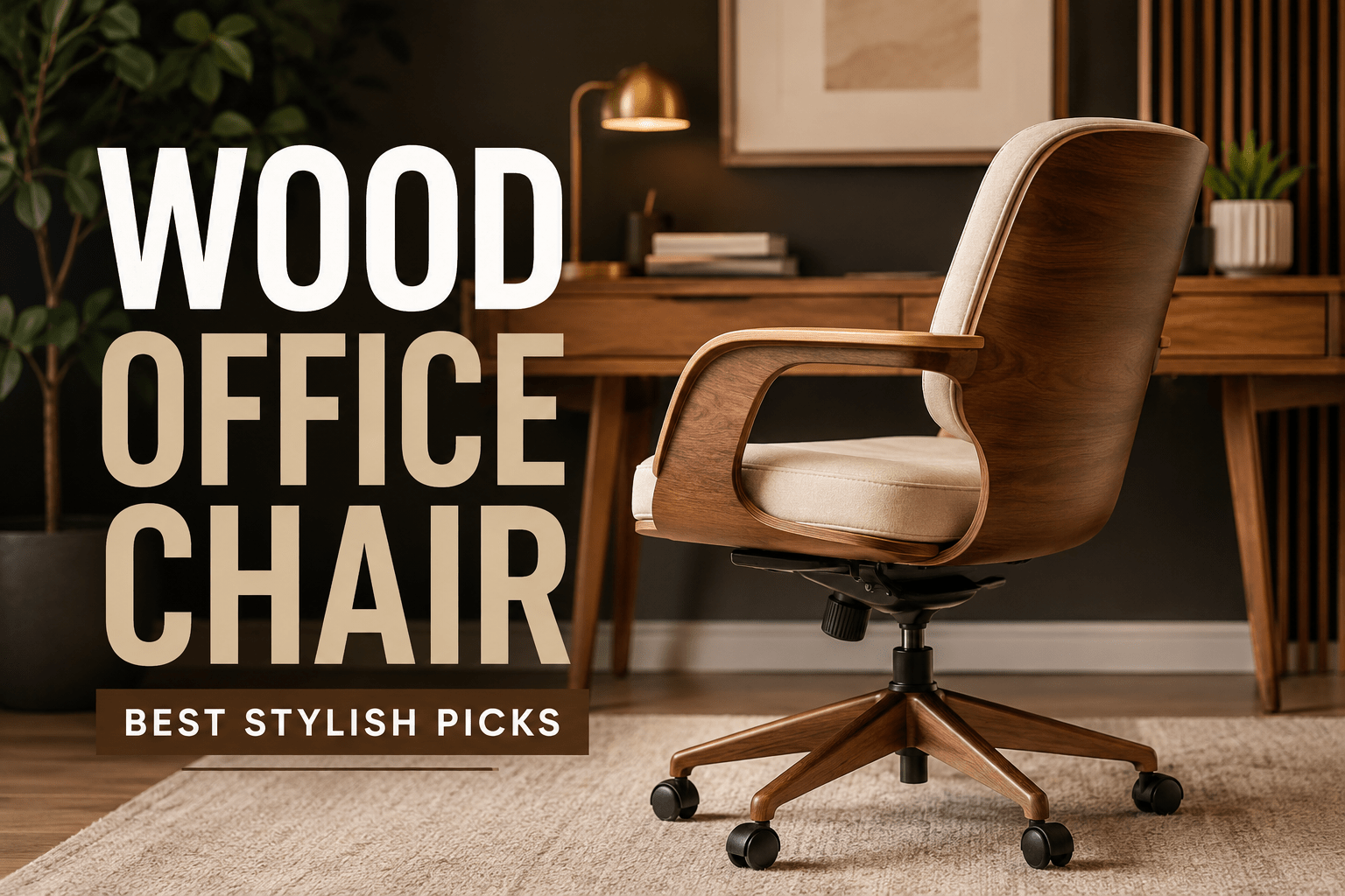 Read more about the article Wood Office Chair: Best Stylish Picks for Your Home Office