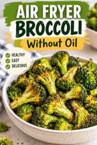 Read more about the article Air Fryer Broccoli Without Oil – Easy & Crispy
