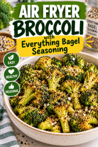 Read more about the article Air Fryer Broccoli with Everything Bagel Seasoning
