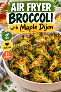 Read more about the article Air Fryer Broccoli with Maple Dijon – Easy