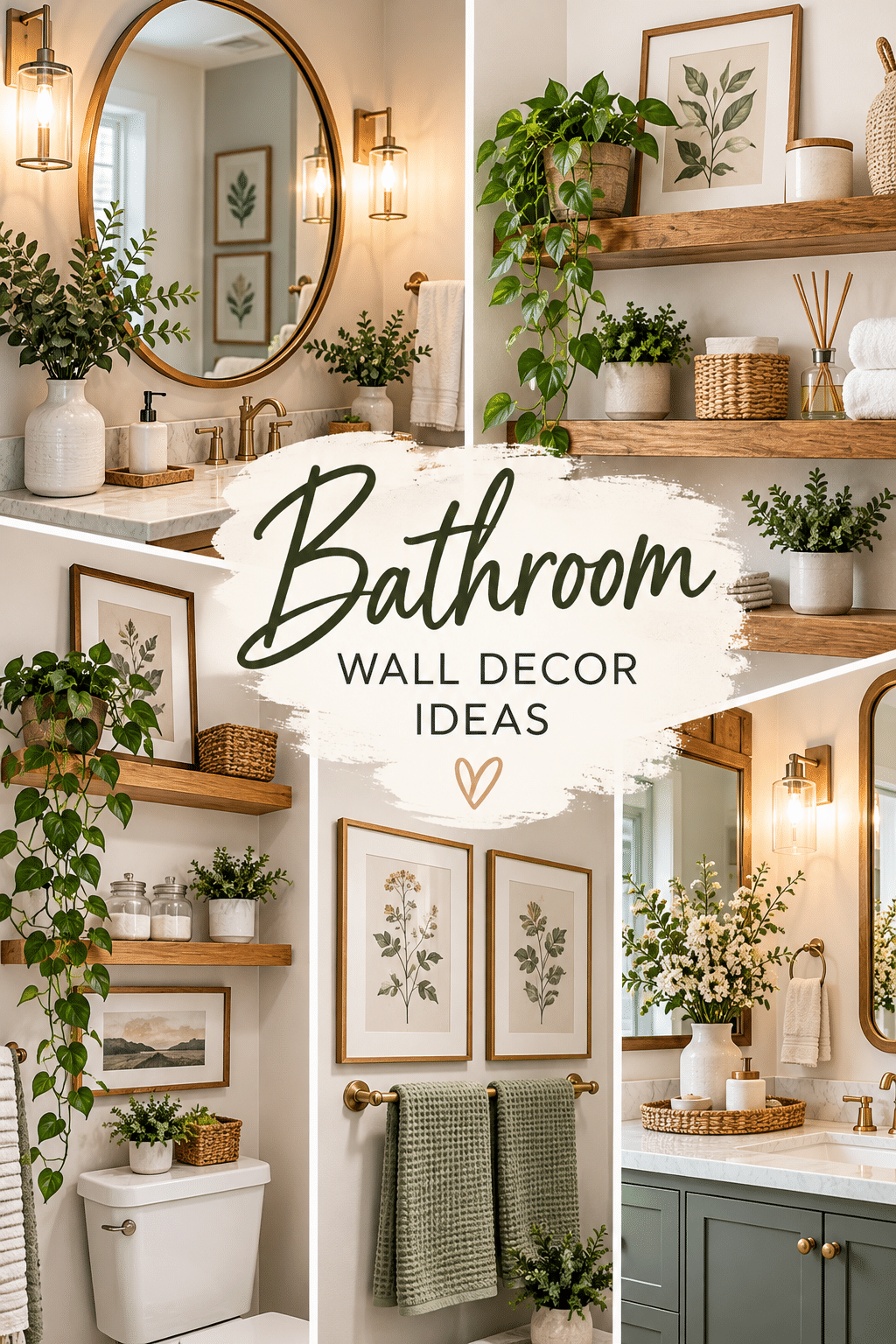 Read more about the article 20 Bathroom Wall Decor Ideas That Transform Your Space