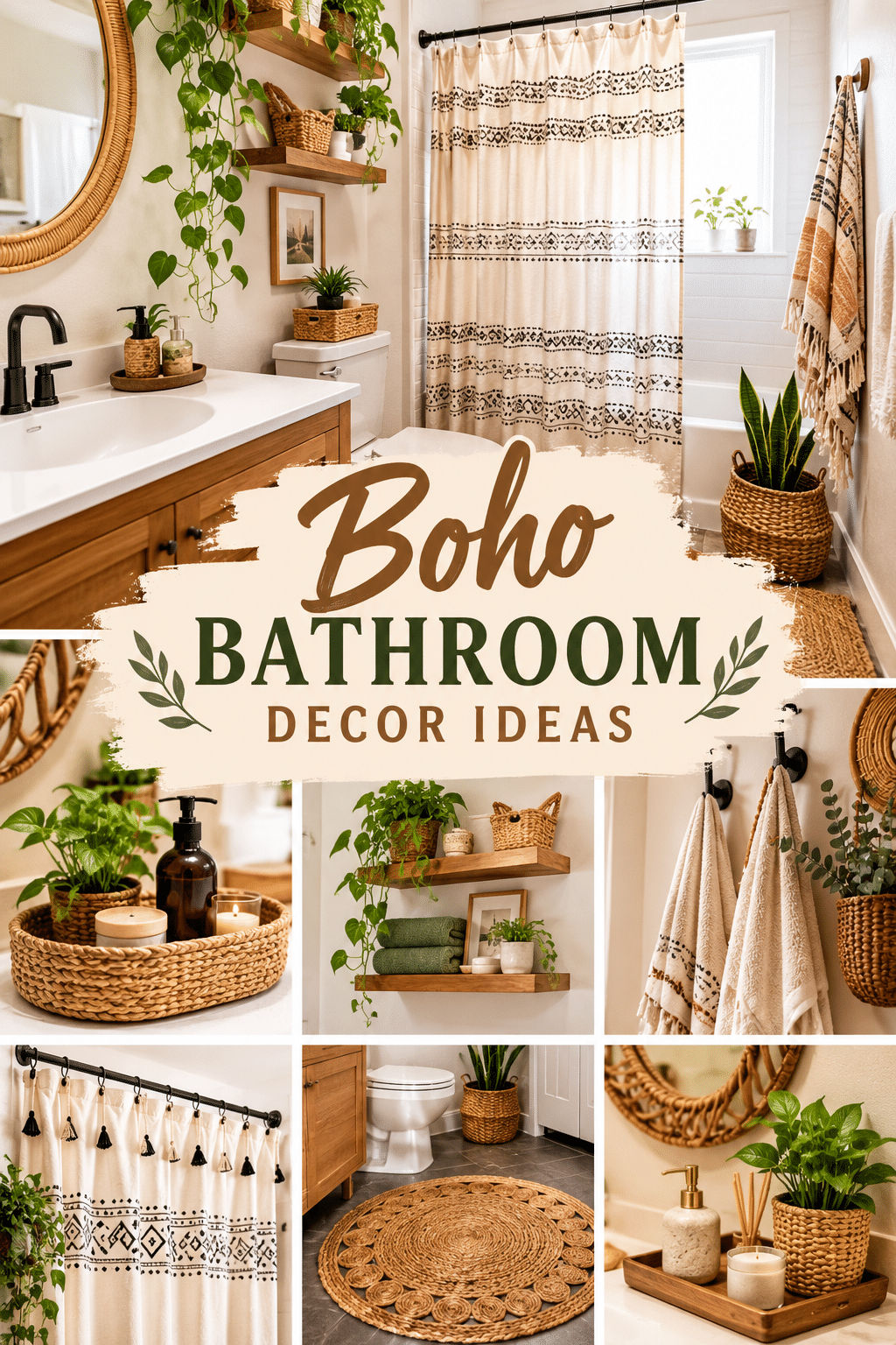 Read more about the article 20 Boho Bathroom Decor Ideas for a Relaxed, Cozy Look