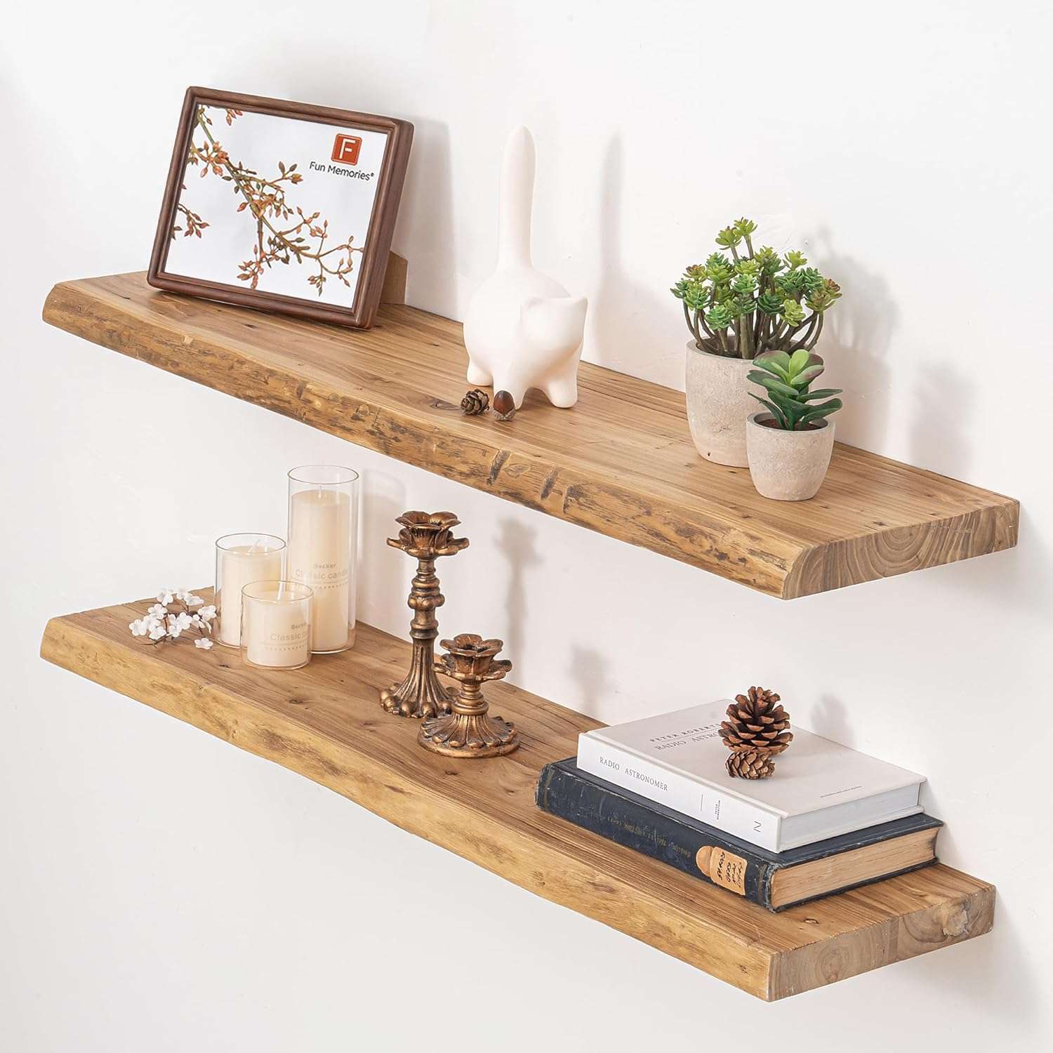 Driftwood Style Shelf coastal bathroom decor