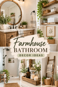 Read more about the article 20 Farmhouse Bathroom Decor Ideas for a Cozy Look