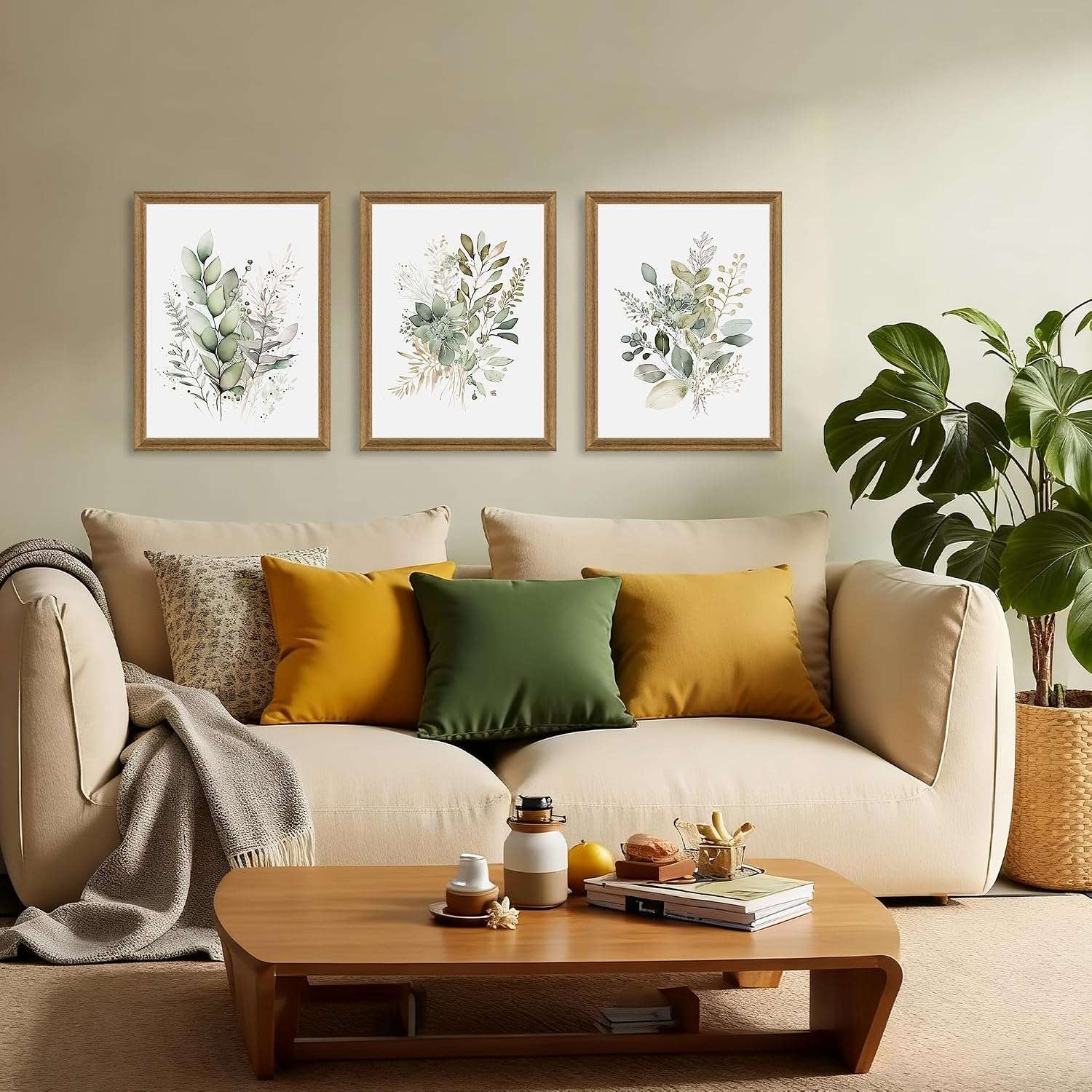 Framed Botanical Art bathroom wall decor