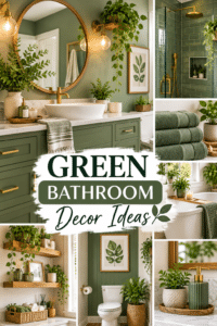 Read more about the article 20 Green Bathroom Decor Ideas Inspired by Nature