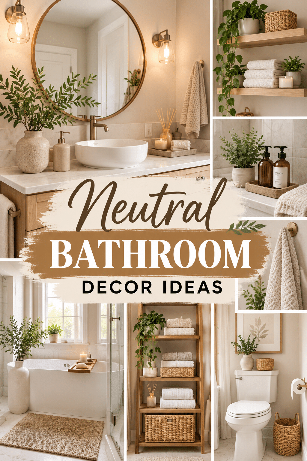 Read more about the article 20 Neutral Bathroom Decor Ideas for a Timeless Look