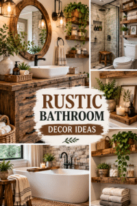 Read more about the article 20 Rustic Bathroom Decor Ideas Full of Natural Charm