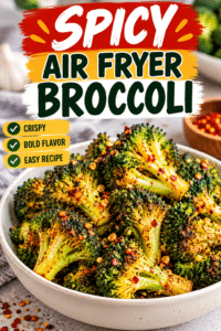 Read more about the article Spicy Air Fryer Broccoli – Crispy Chili Garlic Recipe