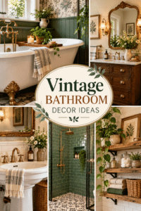 Read more about the article 20 Vintage Bathroom Decor Ideas With Timeless Charm