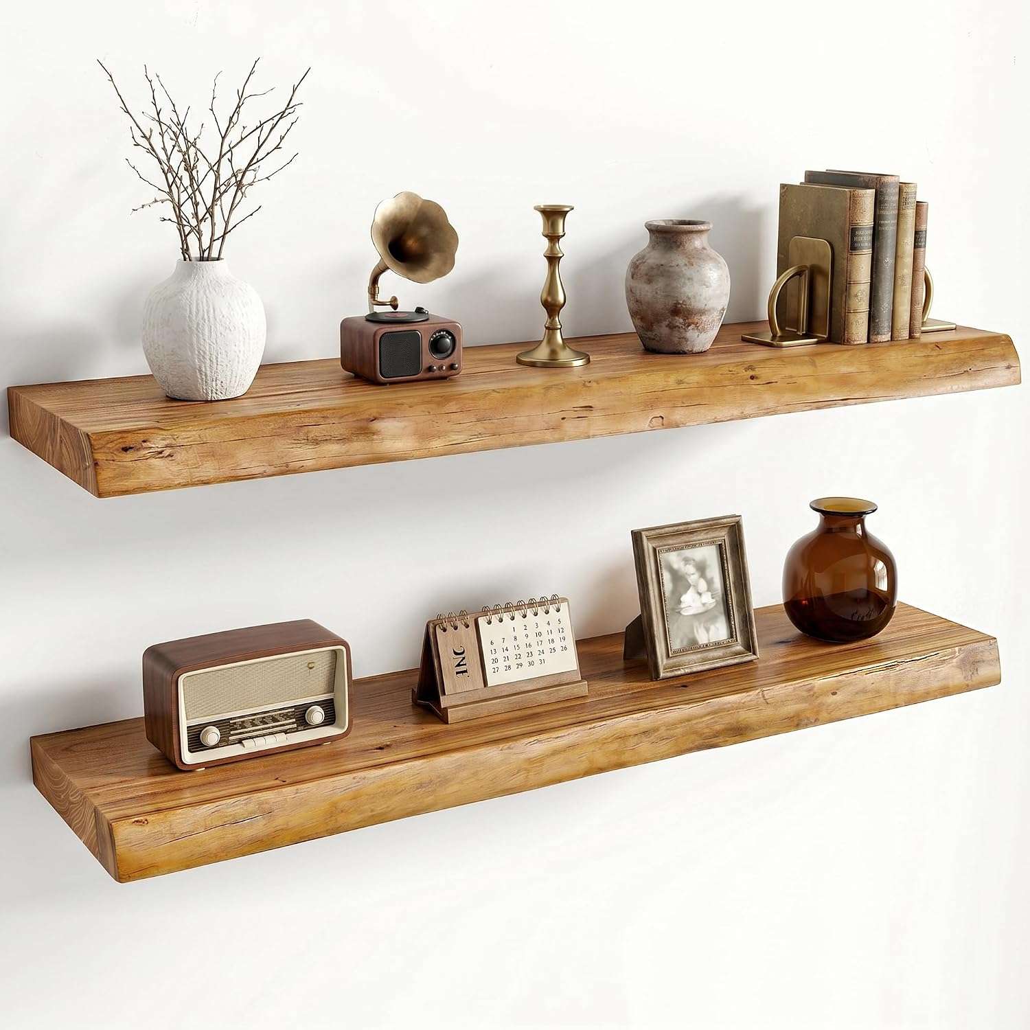 Wall Mounted Shelf bathroom wall decor idea